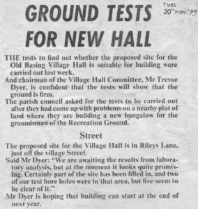 Ground Tests Required
